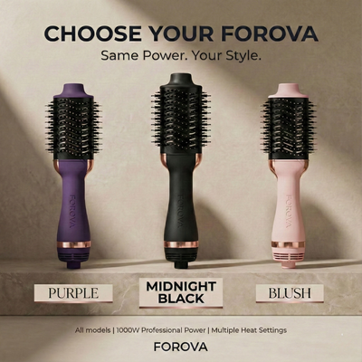Forova The 2-in-1 Hot Air Curl & Straight Brush