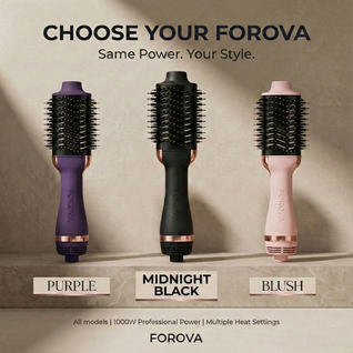 Forova The 2-in-1 Hot Air Curl & Straight Brush